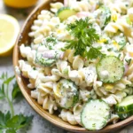 Creamy Cucumber Pasta Salad