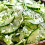 Cucumber Dill Salad with Lemon Vinaigrette