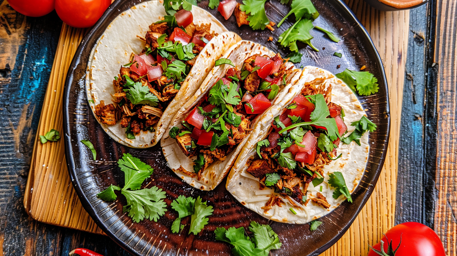 Shredded Tofu Tacos