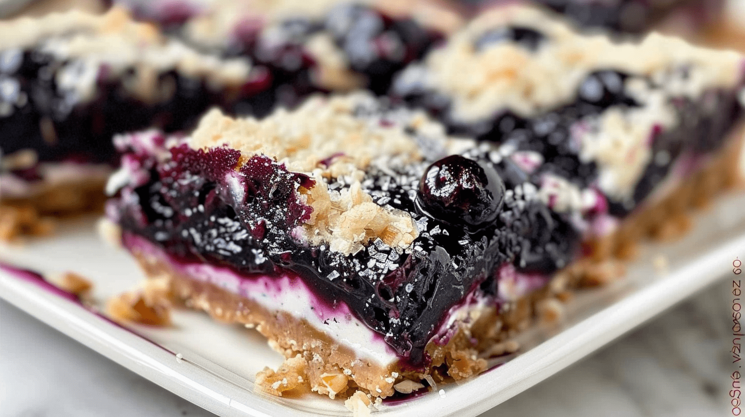 Blueberry Almond Dream Bars