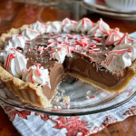 Chocolate Peppermint Cream Pie