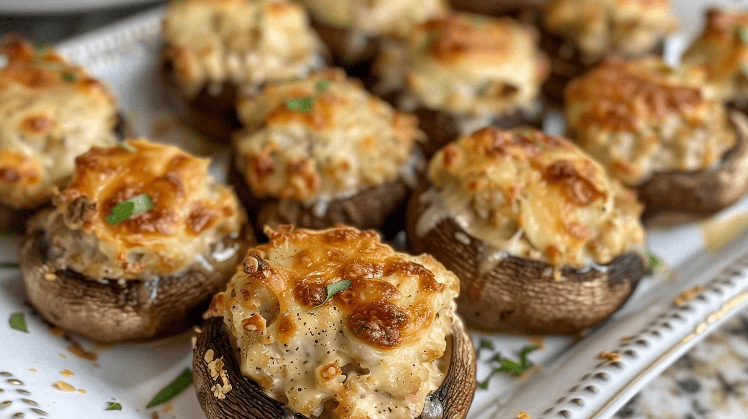 Cream Cheese Stuffed Mushrooms