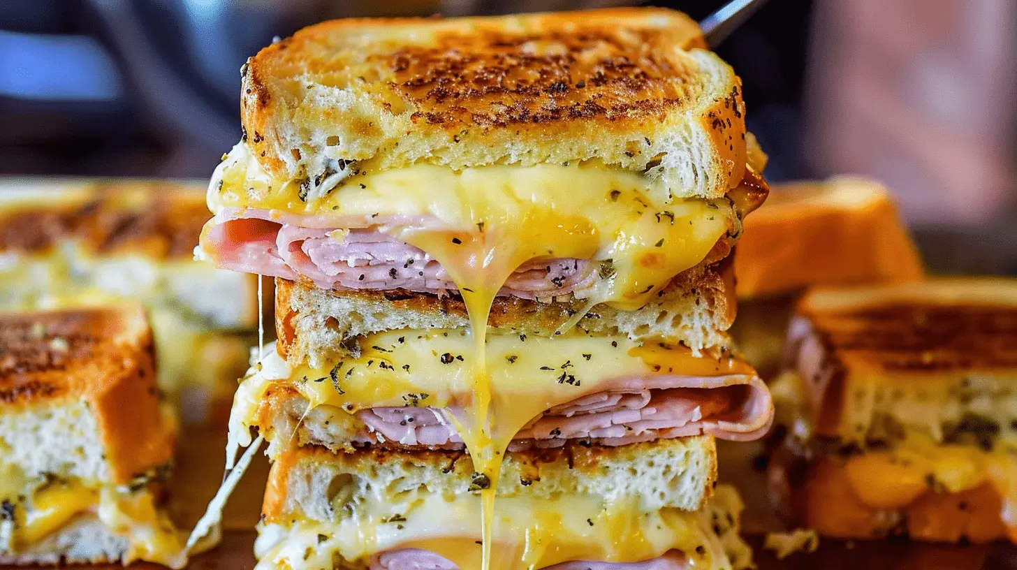 Ham and Cheese Party Sandwiches