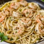 Lemon Garlic Shrimp Pasta