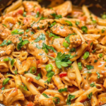 ONE POT CREAMY CAJUN CHICKEN PASTA