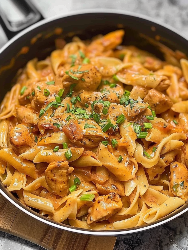 ONE POT CREAMY CAJUN CHICKEN PASTA