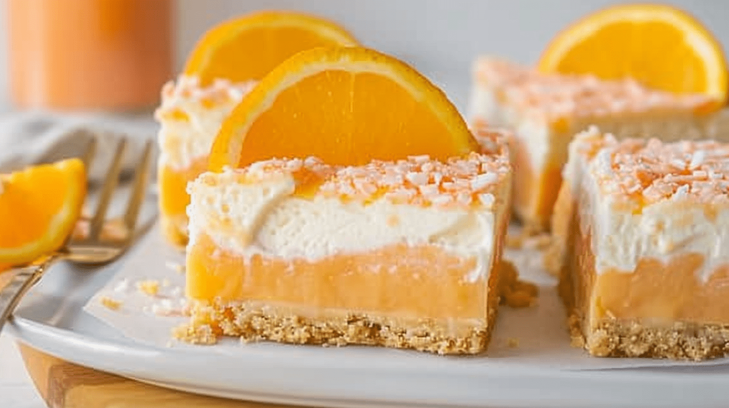 Orange Creamsicle Dream Bars