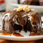 Chocolate Peanut Butter Lava Cake