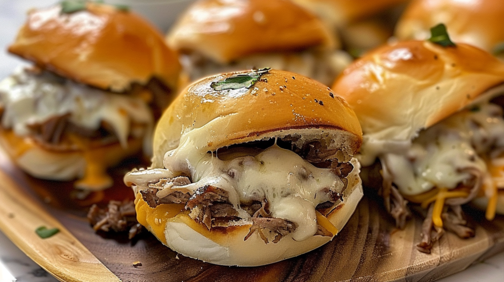 Philly Cheesesteak Sliders