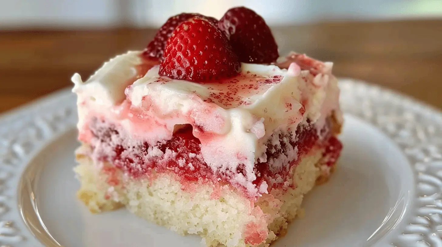 Strawberry Poke Cake